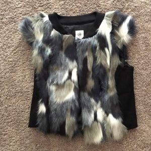 CAbi brand faux fur vest